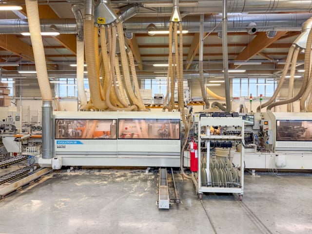 Double Sided Squaring/Edgebanding Machines STEFANI EVOLUTION SB