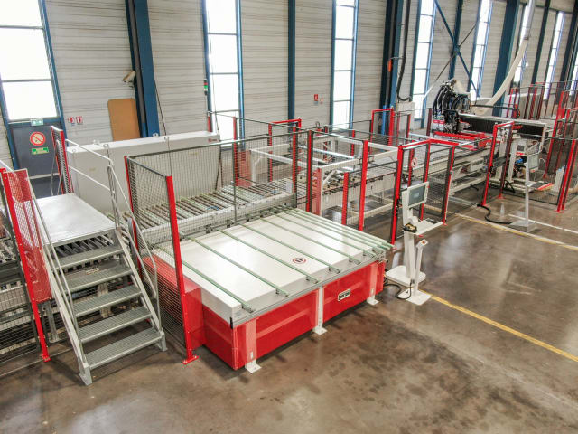Complete BATCH 1 Production Line IMA CUTTING,EDIGING,DRILLING LINE