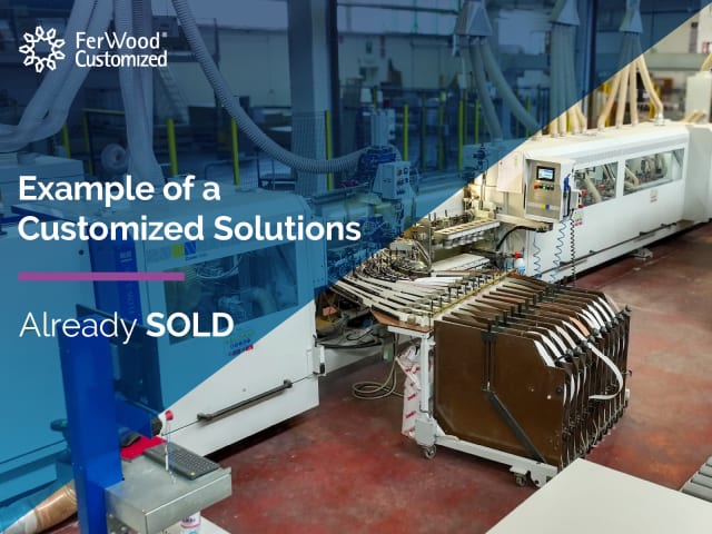 Door Squaring/Edgebanding Line FERWOOD CUSTOMIZED FW-SB DOORFLEX LINE