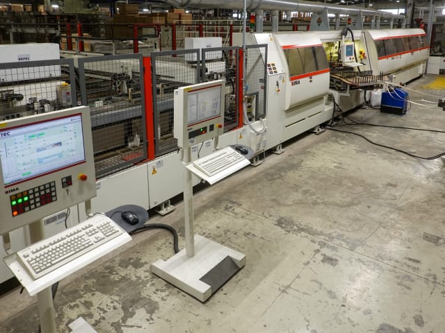 Squaring/Edgebanding and Drilling Line IMA COMBIMA SYSTEM/I/R75/1170/F/R3