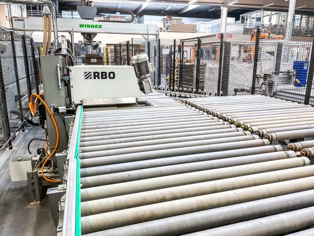 Kantenanleim- und Bearbeitungslinie BIESSE - RBO STREAM SB