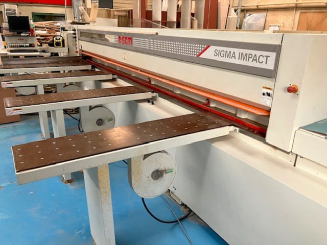 Plattensäge – Beschickung von vorne SCM SIGMA IMPACT