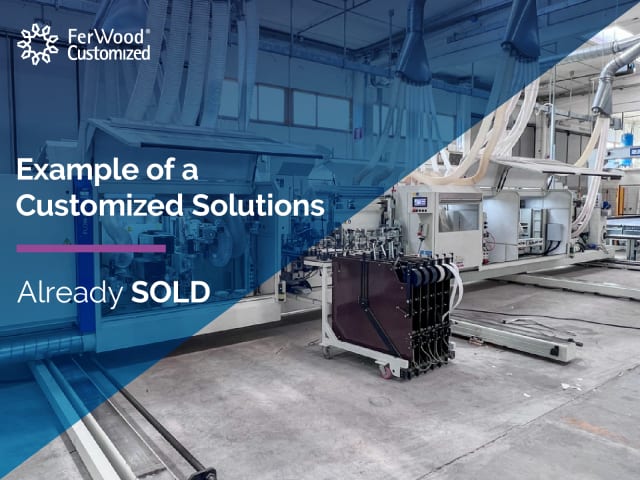 Door Squaring/Edgebanding Line FERWOOD CUSTOMIZED FW-SB DOOR LINE