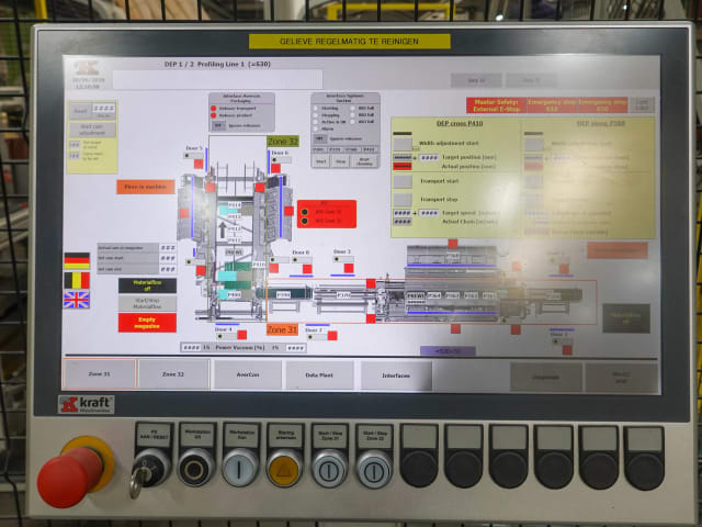 Squaring Lines KRAFT + AVERCON + FRAXINUS FLOORING PRODUCTION LINE