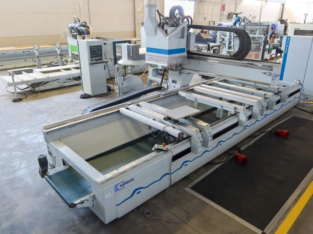CNC Machine Centers For Routing, Drilling And Edgebanding. HOMAG BAZ 322/40/K
