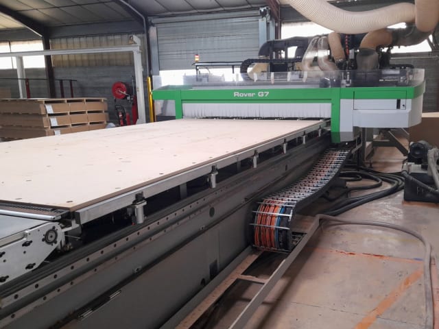 CNC Machine Center with NESTING Table BIESSE ROVER G 714