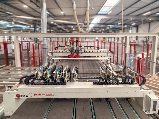 Complete BATCH 1 Production Line IMA CUTTING,EDIGING,DRILLING LINE