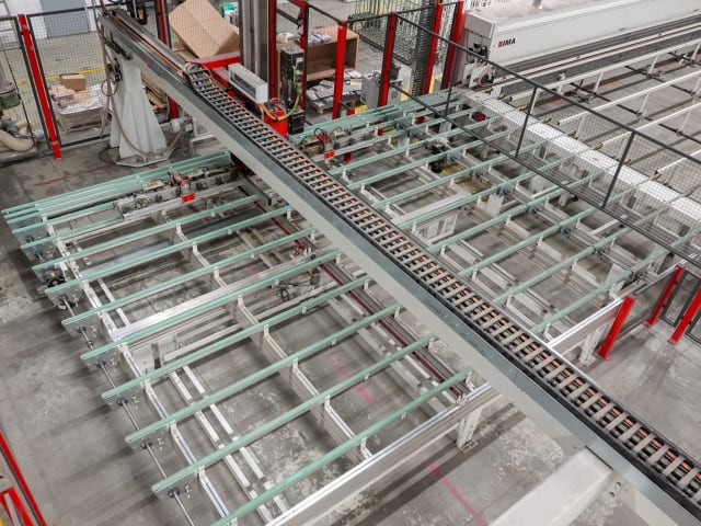 Squaring/Edgebanding and Drilling Line IMA COMBIMA SYSTEM/I/R75/1170/F/R3