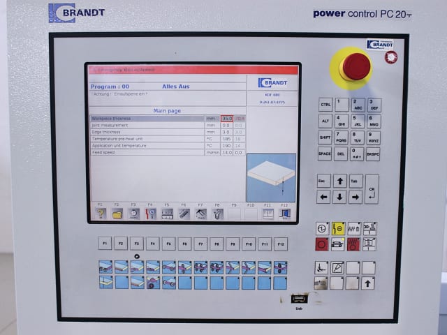 Односторонний Кромкооблицовочный Станок BRANDT KDF 680 PROFILINE AIRTEC