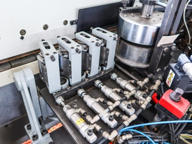 Doppelseitige Kantenanleimmaschine IMA COMBIMA/K/IT/R75/1075/V/R3