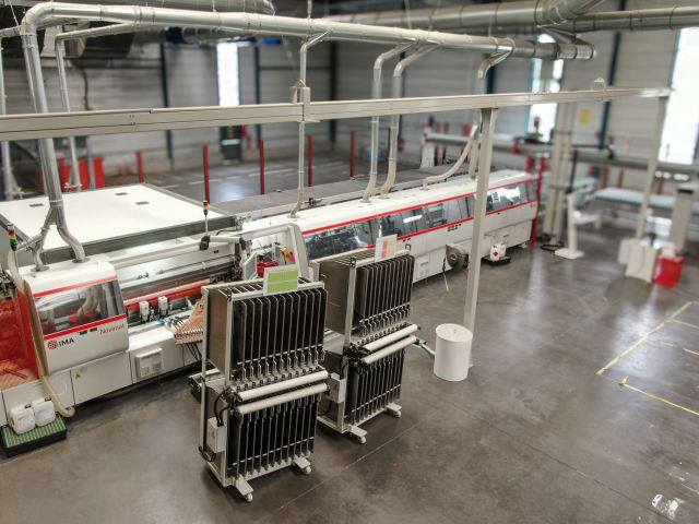 Linha de Produção Completa BATCH 1 IMA CUTTING,EDGING,DRILLING LINE