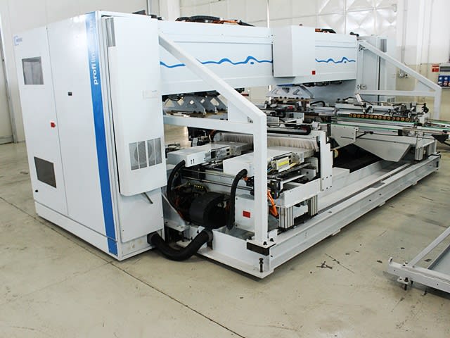 Durchlaufbohr- und Dübeleintreibanlage WEEKE + BARGSTEDT PROFILINE BST 750; P TTL401/12