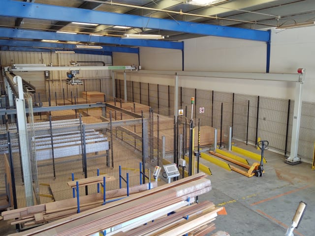 Beam panel saws with automatic warehouse SELCO + RBO WNT610 Winstore 3DK2
