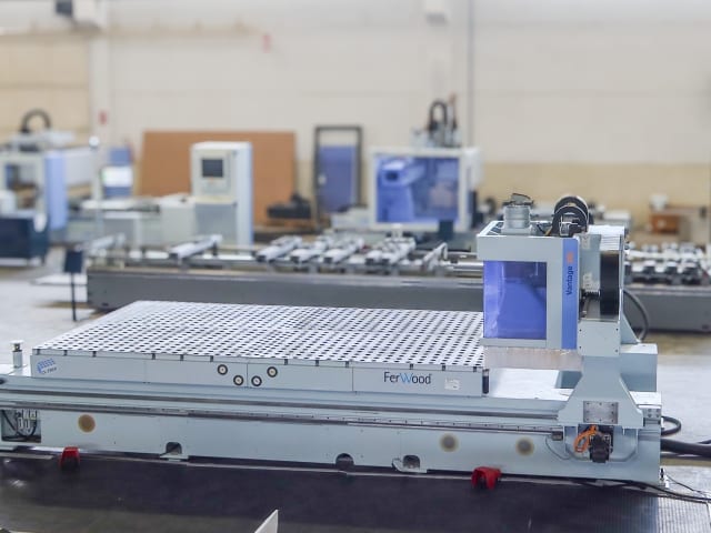 Centro di lavoro con piano NESTING WEEKE OPTIMAT BHP VANTAGE 38L