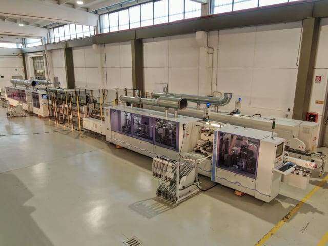 Squaring/Edgebanding Line HOMAG + LIGMATECH KFL 525 + KFL 526