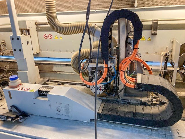 Einseitige Kantenanleimmaschine HOMAG KAL 310 + ZHR 05