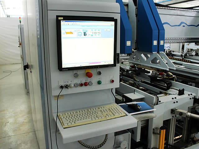 Durchlaufbohr- und Dübeleintreibanlage WEEKE + BARGSTEDT PROFILINE BST 750; P TTL401/12