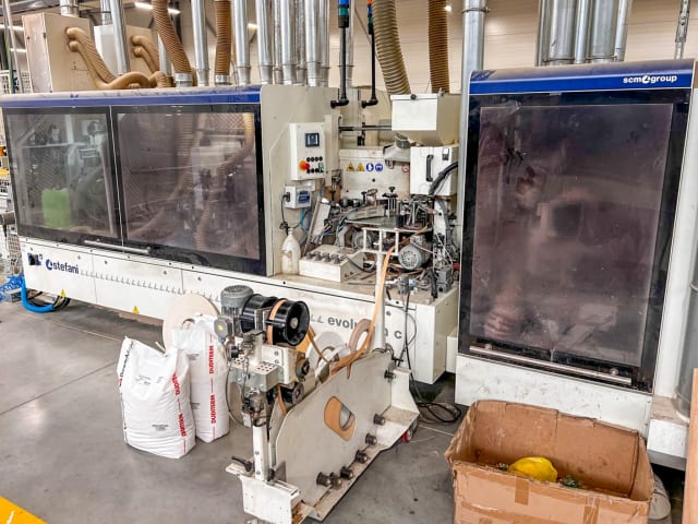 Double Sided Squaring/Edgebanding Machines SCM MAHROS - STEFANI - CELASCHI