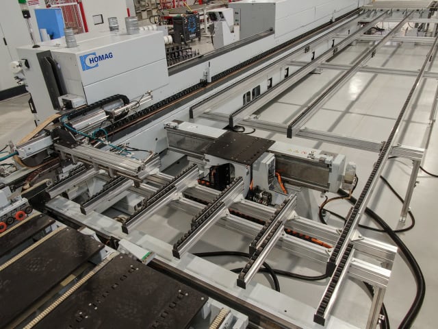 Plaqueuse de chants LOT 1 HOMAG PROFI KFL 350/11/A3/WZ14