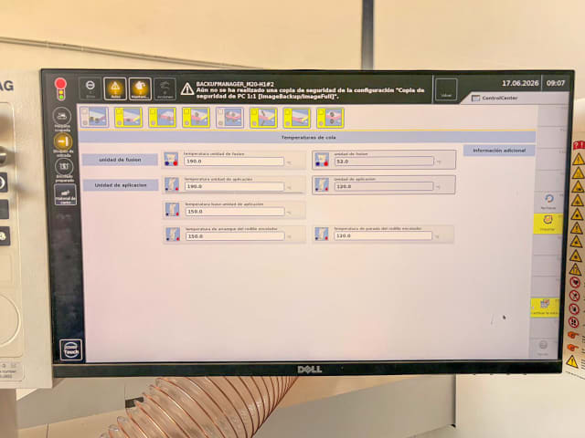 Plaqueuses De Chants Unilaterales HOMAG EDGETEQ S-380 - OPTIMAT KDF650