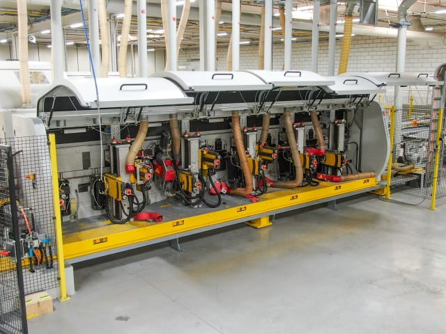 Double End Tenoning Line KRAFT + AVERCON + FRAXINUS FLOORING PRODUCTION LINE