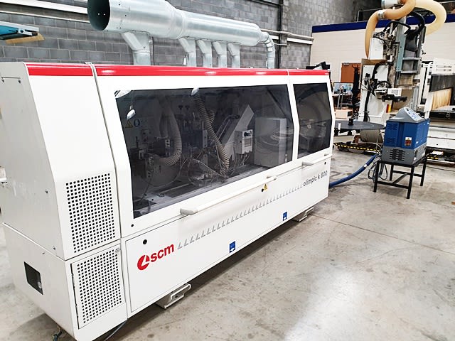 Односторонний Кромкооблицовочный Станок SCM K800 E + NORDSON PU