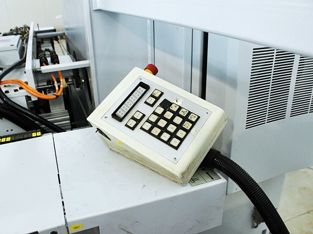 Durchlaufbohr- und Dübeleintreibanlage WEEKE + BARGSTEDT PROFILINE BST 750; P TTL401/12