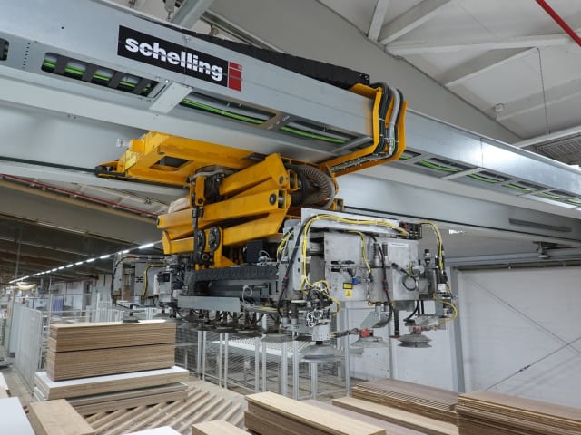 Plattensäge mit automatischem Lager SCHELLING ls 1 430 + vs 16