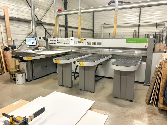 자동 창고가있는 빔 패널 톱 BIESSE SELCO SK 450