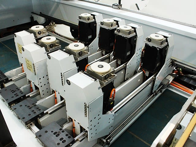 Durchlaufbohr- und Dübeleintreibanlage WEEKE + BARGSTEDT PROFILINE BST 750; P TTL401/12