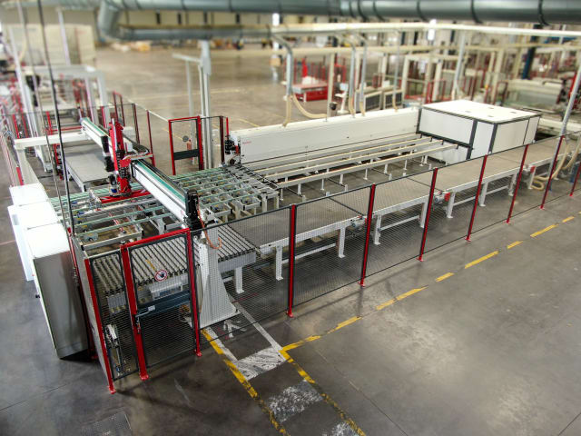 Linha de Produção Completa BATCH 1 IMA CUTTING,EDGING,DRILLING LINE