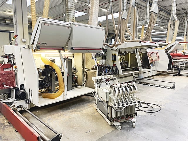Línea De Escuadrado Y Canteado IMA COMBIMA/K/II/885/F/R3