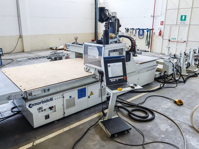CNC Machine Center with NESTING Table MORBIDELLI UNIVERSAL 3622 NESTING CELL
