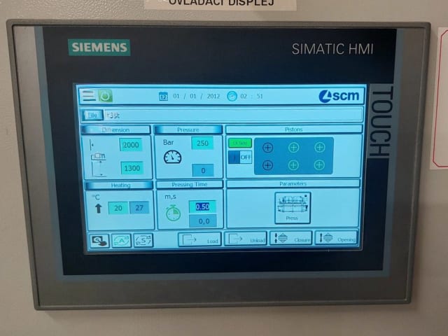 Pressa a Caldo SCM SERGIANI GS-A
