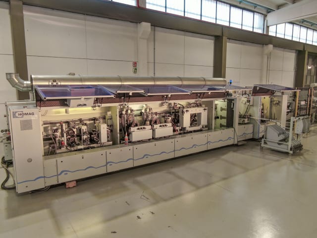 Squaring/Edgebanding Line HOMAG + LIGMATECH KFL 525 + KFL 526