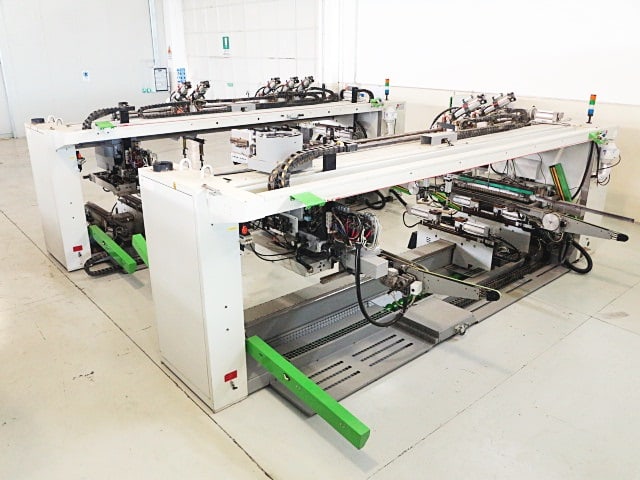 Línea De Perforado E Inserción BIESSE TECHNO FDT + TECHNO SDT