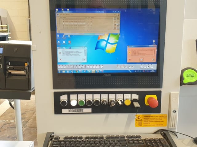 Centro di lavoro con piano NESTING BIESSE ROVER B 2231 NESTING LINE