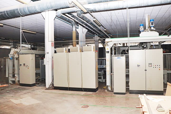 Linea di Foratura e Inserimento MASTERWOOD + AMS DOORLINE