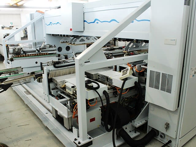 Durchlaufbohr- und Dübeleintreibanlage WEEKE + BARGSTEDT PROFILINE BST 750; P TTL401/12