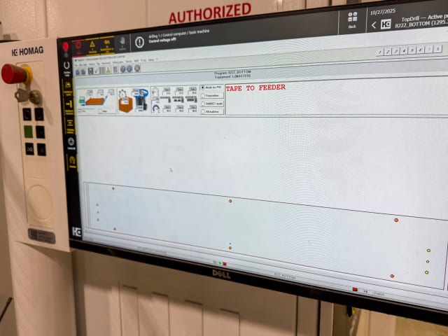 Perceuse automatique HOMAG DRILLTEQ C-800