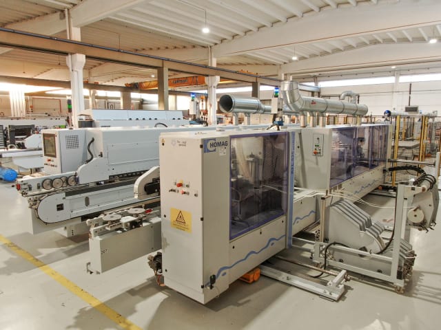 Squaring/Edgebanding Line HOMAG + LIGMATECH KFL 525 + KFL 526