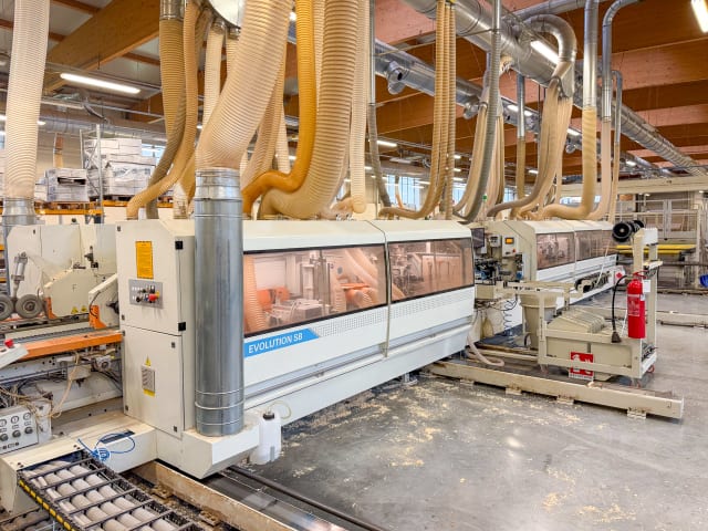 Double Sided Squaring/Edgebanding Machines STEFANI EVOLUTION SB
