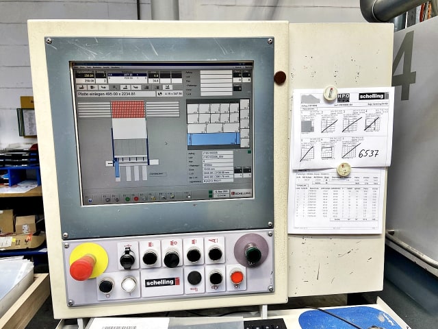 Beam panel saw with automatic warehouse SCHELLING FH 4 430/220-P