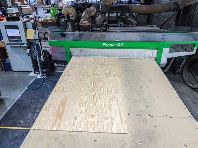 Centro di lavoro con piano NESTING BIESSE ROVER G 7.14