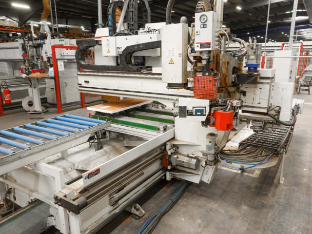 Squaring/Edgebanding and Drilling Line IMA COMBIMA SYSTEM/I/R75/1170/F/R3