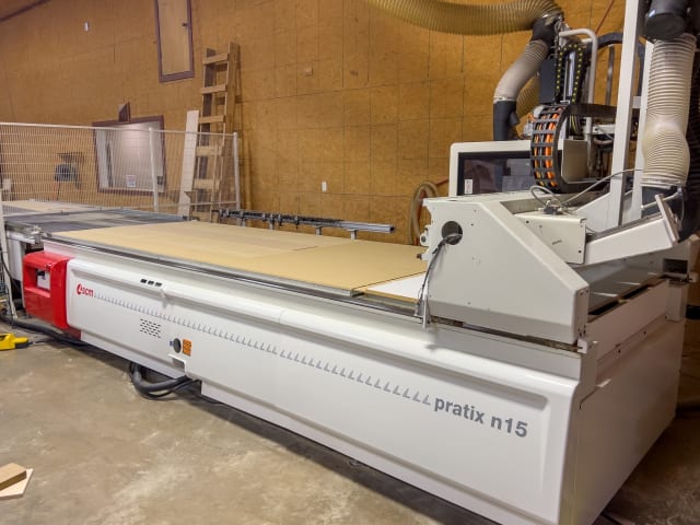 CNC Machine Center with NESTING Table SCM PRATIX 15N