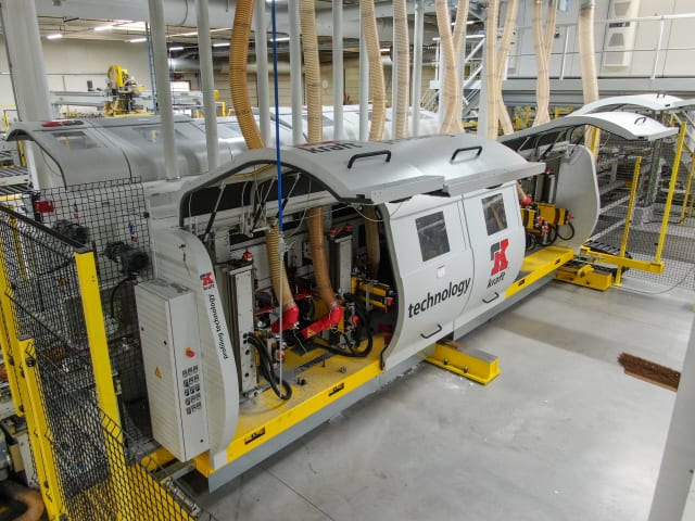 Double End Tenoning Line KRAFT + AVERCON + FRAXINUS FLOORING PRODUCTION LINE