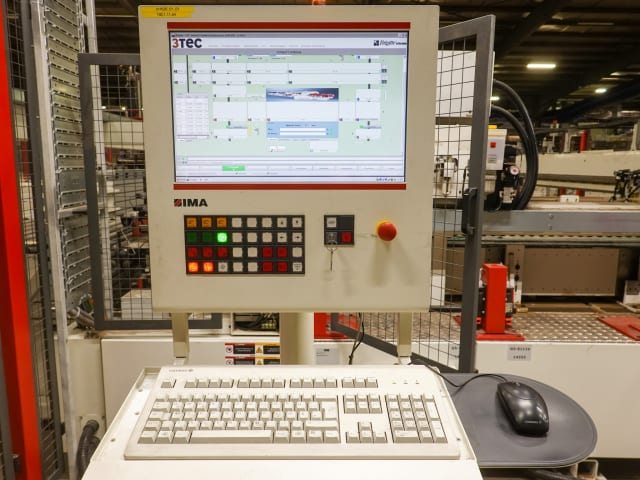 Squaring/Edgebanding and Drilling Line IMA COMBIMA SYSTEM/I/R75/1170/F/R3