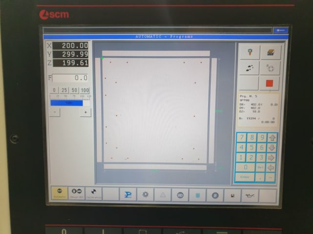 CNC for Flexible Drilling SCM CYFLEX H800