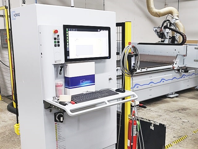 Bearbeitungszentrum mit Nestingtisch WEEKE VANTECH 612